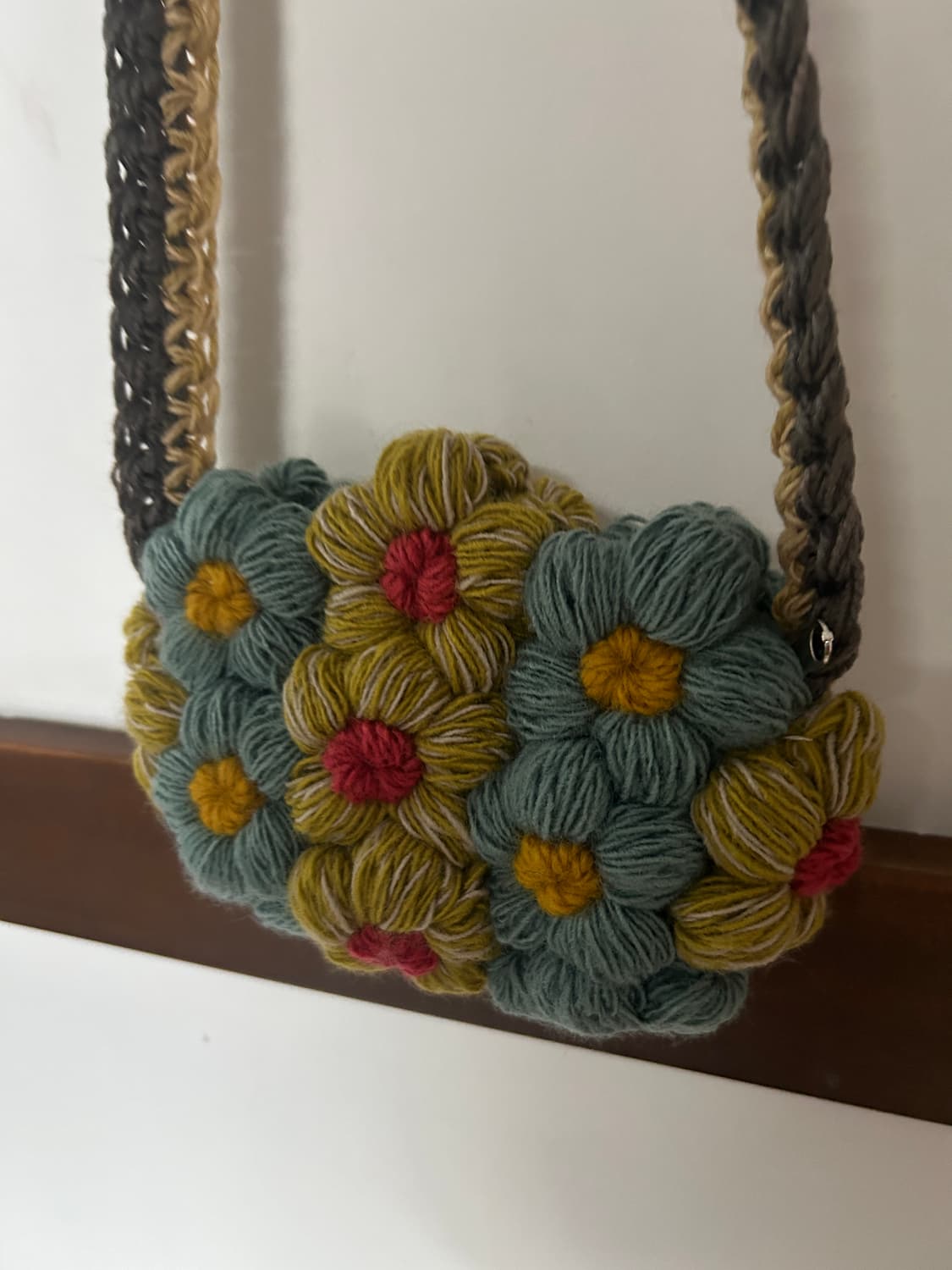 콩알 꽃 크로스백  상품이미지2