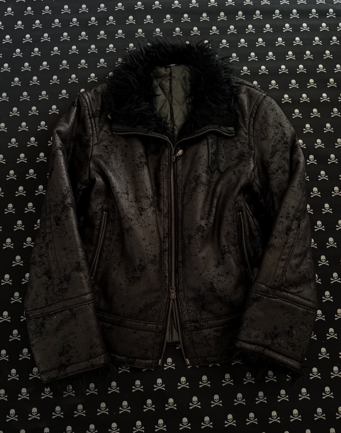 토네이도 마트 아카이브 퍼 레더자켓 상품이미지1