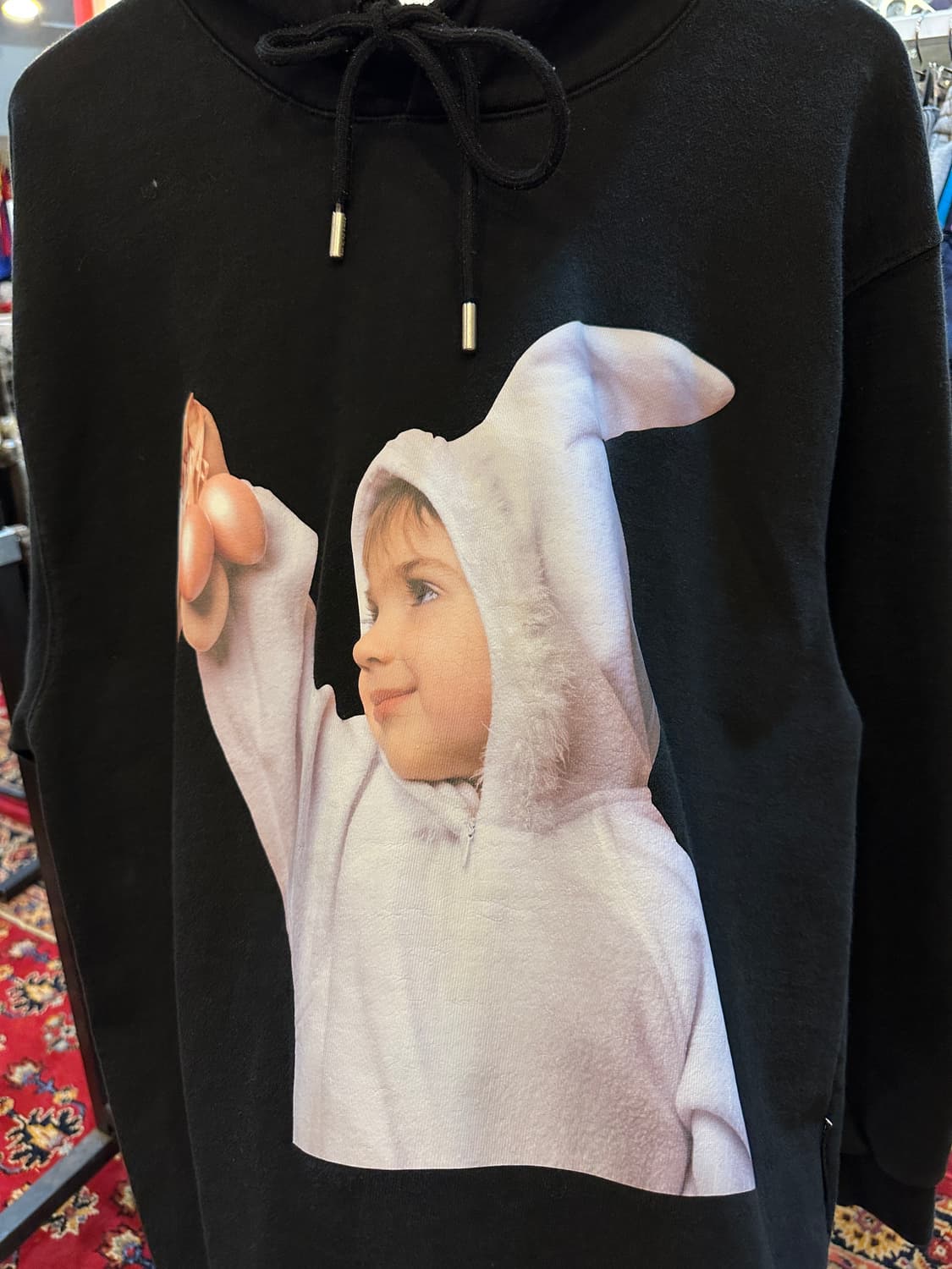  아크메드라비 베이비 페이스 후드 블랙 상품이미지2