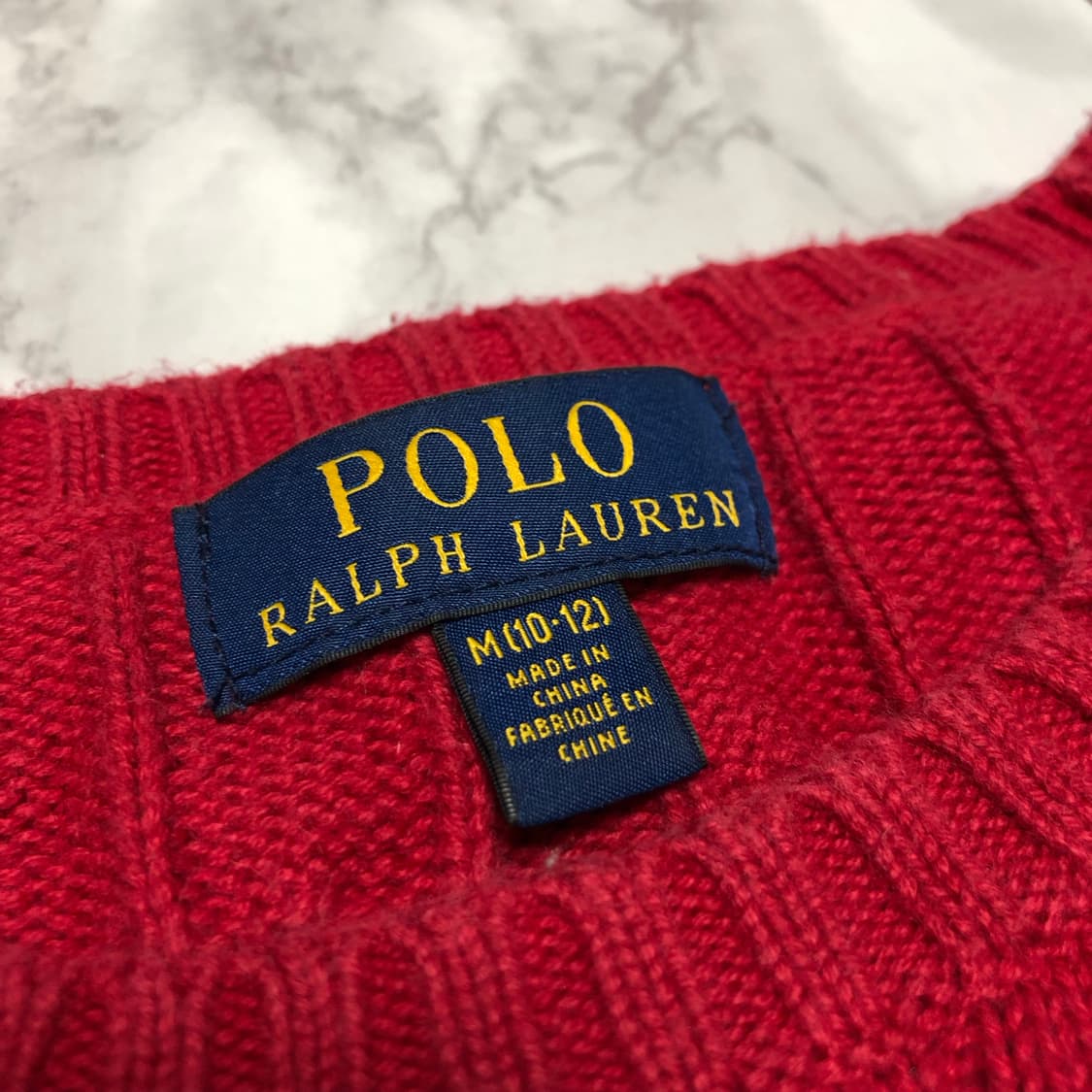 폴로 랄프로렌 꽈배기 니트 여성용 상품이미지4