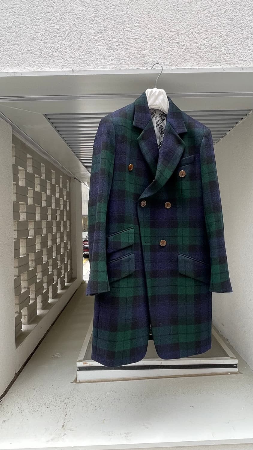 MAN Shetland Wool Blackwatch Double Co 상품이미지6