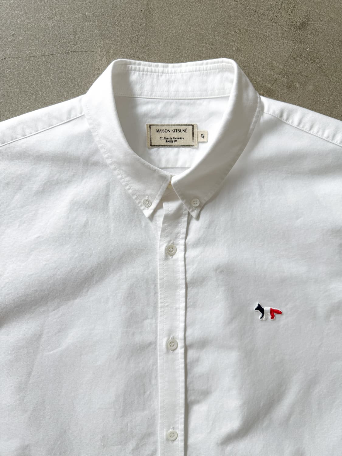 Maison Kitsune Cotton White Shirt 상품이미지2