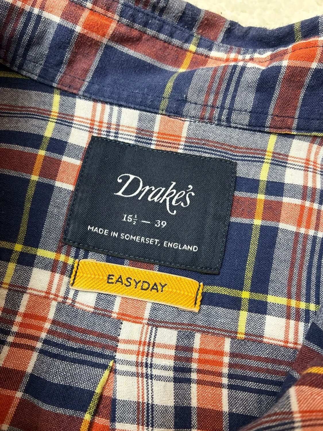 드레익스 잉글랜드 마드라스 체크 셔츠 PN5810 상품이미지6