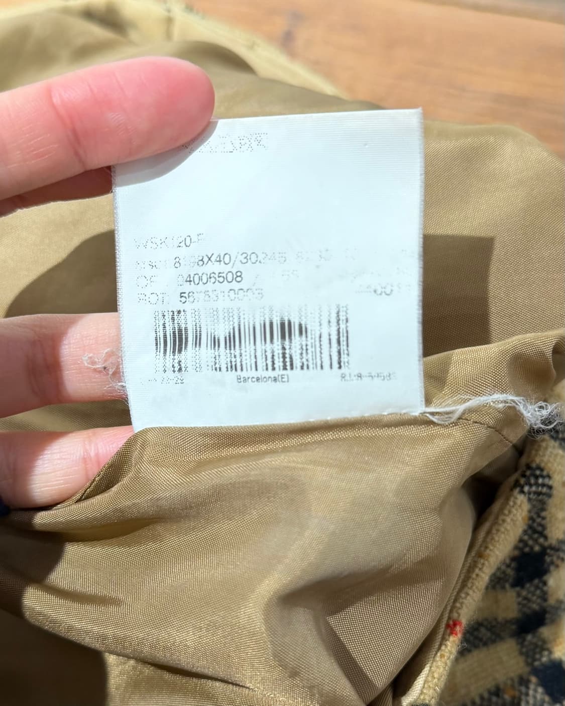 버버리 골프 베이지 노바체크 울 미니 스커트  상품이미지9