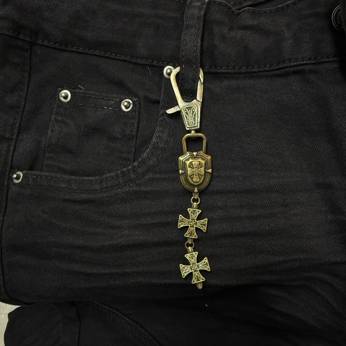 빈티지 무드 언더마이카 체인 REMADE 키링  상품이미지5