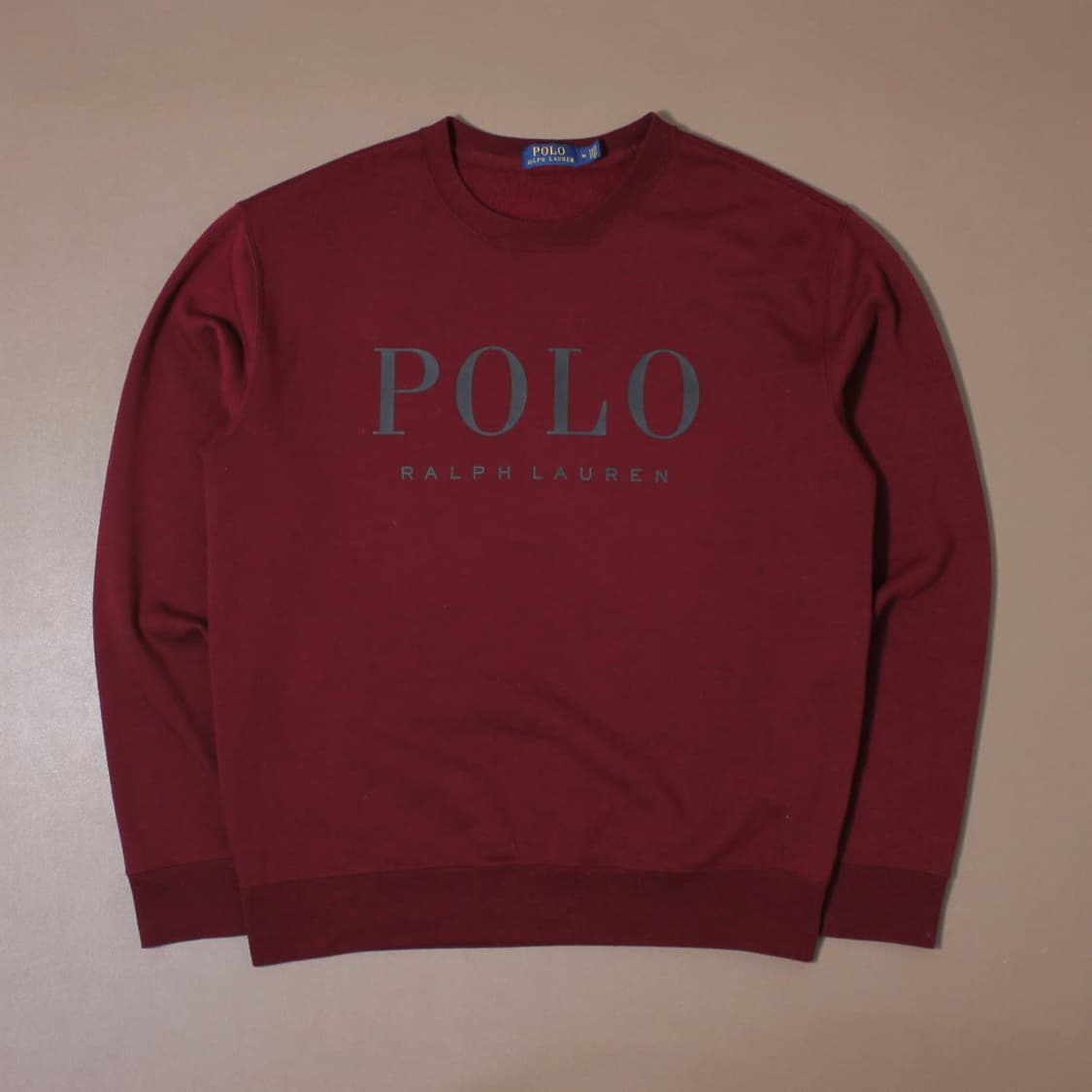 Polo 폴로 랄프로렌 버건디 맨투맨 상품이미지1