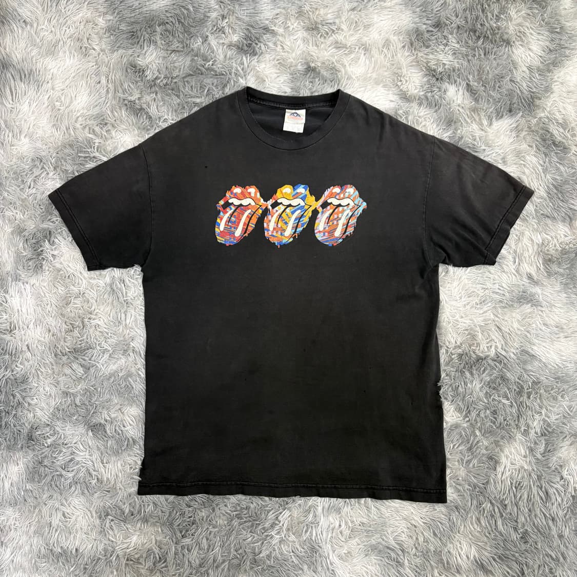 빈티지 롤링스톤즈 Licks 티셔츠 faded 상품이미지1