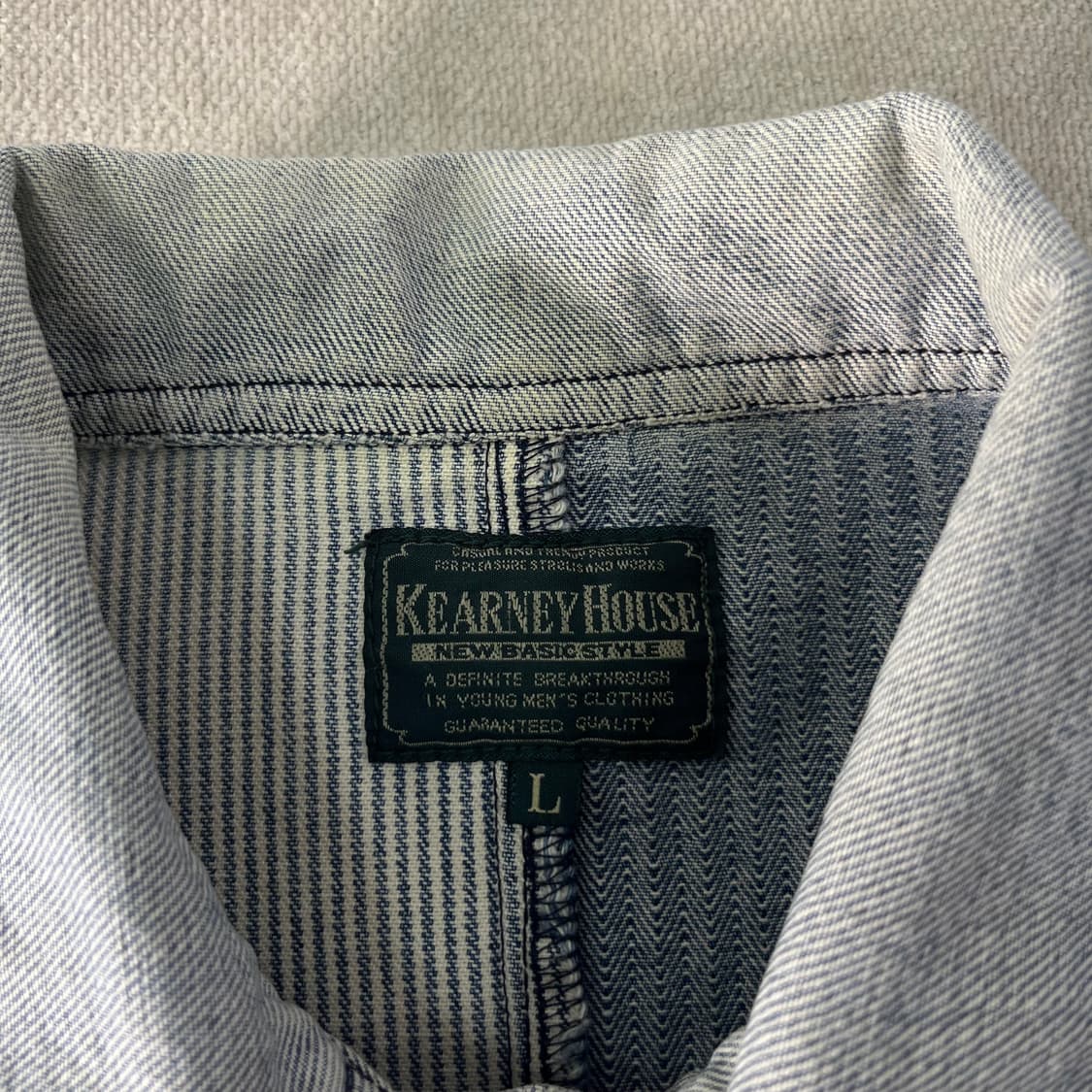 105 재팬 빈티지 커니하우스 데님 워크 자켓 상품이미지3