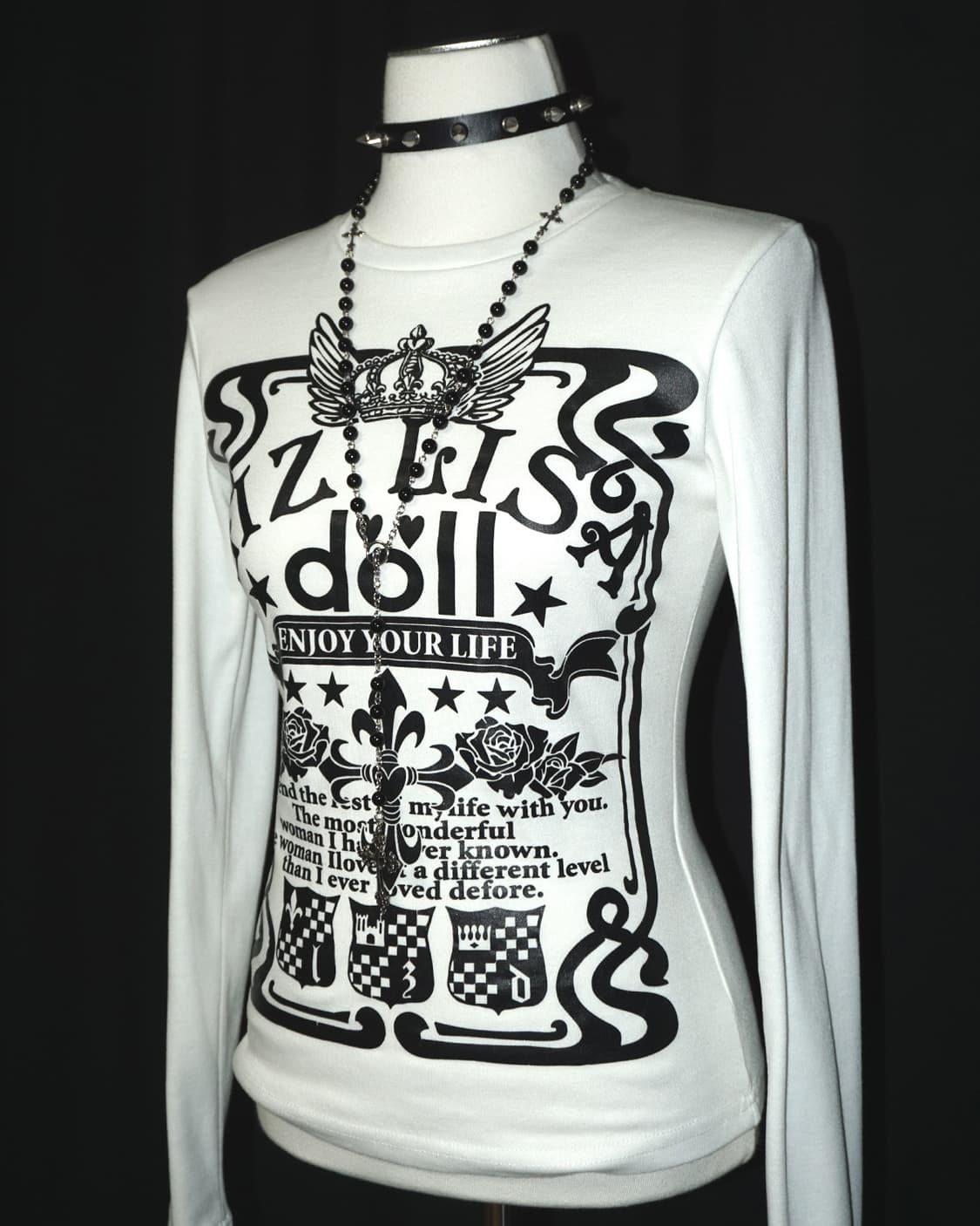 (lizlisa) y2k punk graphic t  상품이미지2