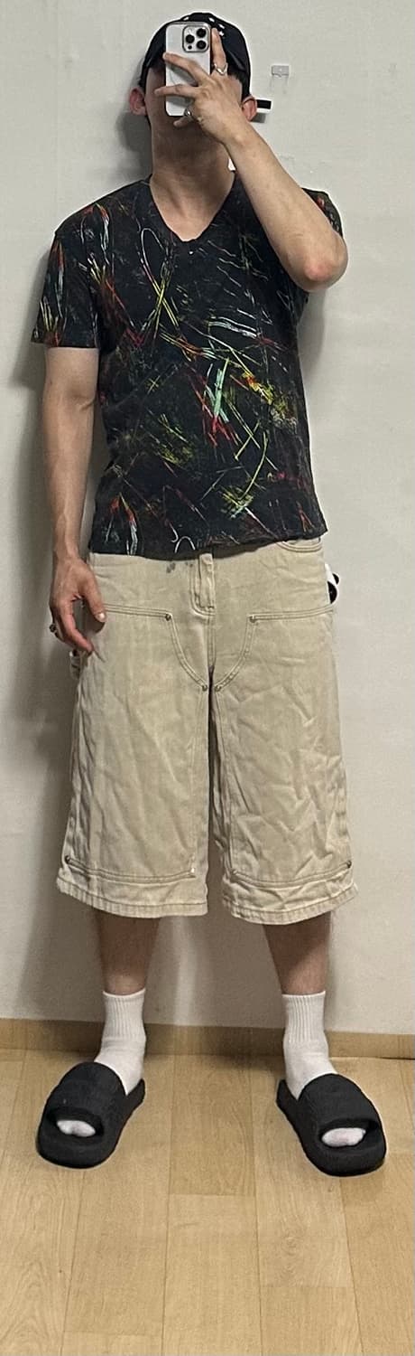 알렉산더맥퀸 페인팅 반팔티 상품이미지5
