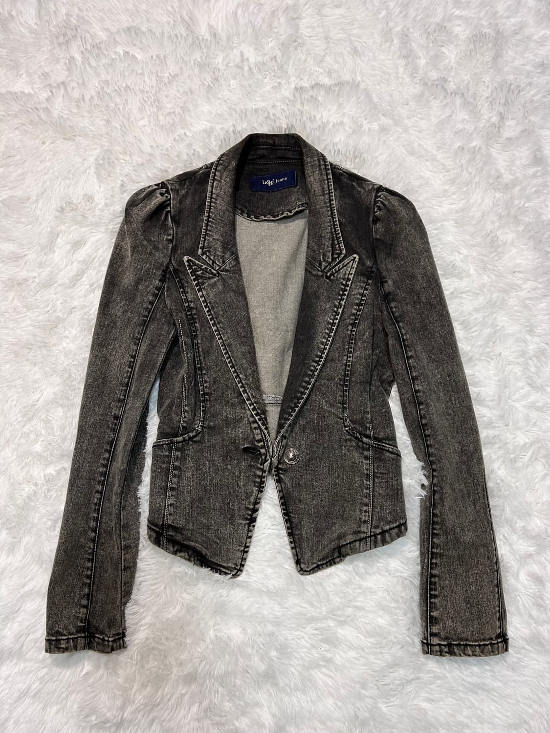 punk rock chic mood denim jacket 상품이미지1