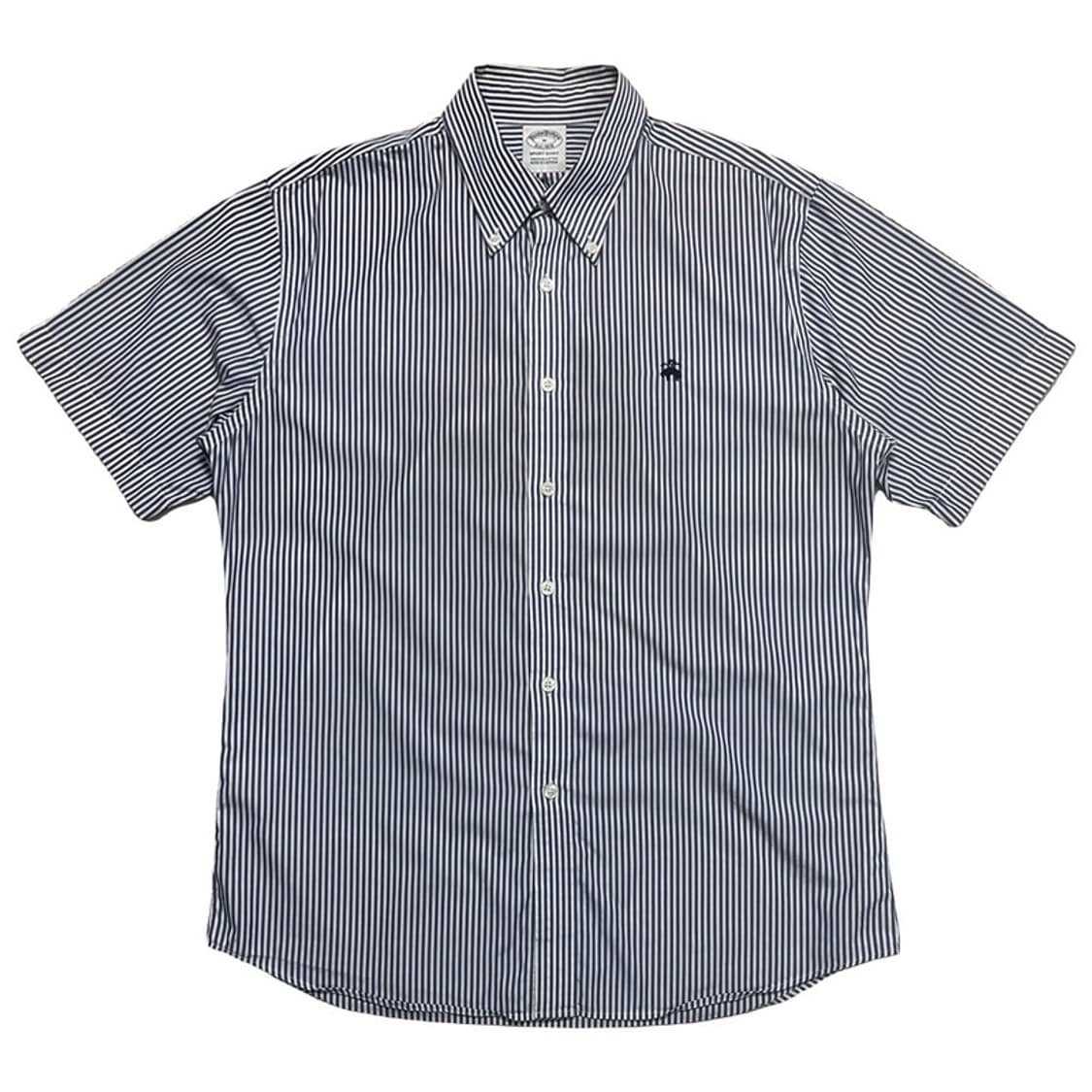 BROOKS BROTHERS 스트라이프 셔츠 블루 M 상품이미지1