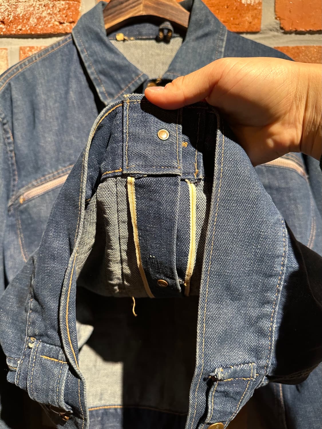 1950s USA 빈티지 시어스 로벅스 2세대 웨스턴 셀비지 데님 자켓 상품이미지5