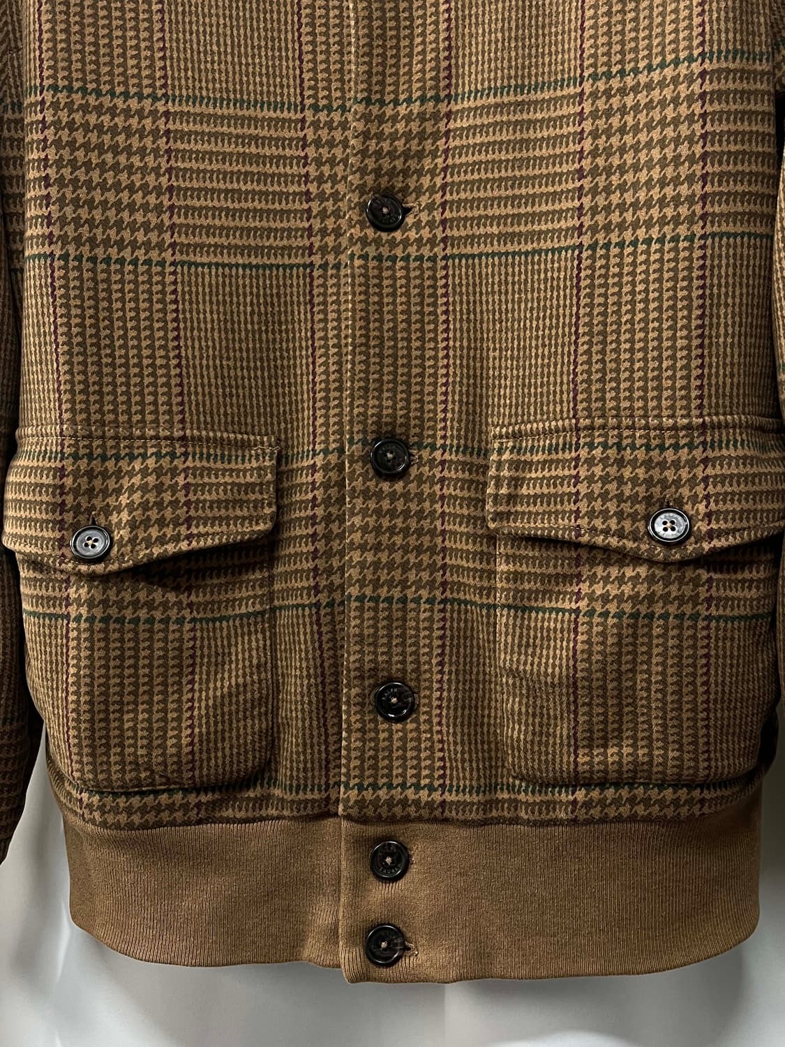 폴로 랄프로렌 글랜체크 A-2 에비에이터 플라이트 봄버 자켓 상품이미지5