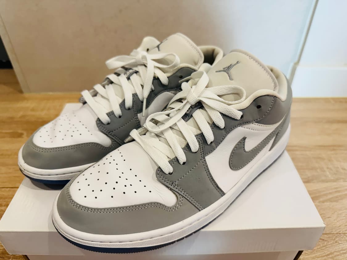 [W285] 조던 1 로우 화이트 울프 그레이 상품이미지2