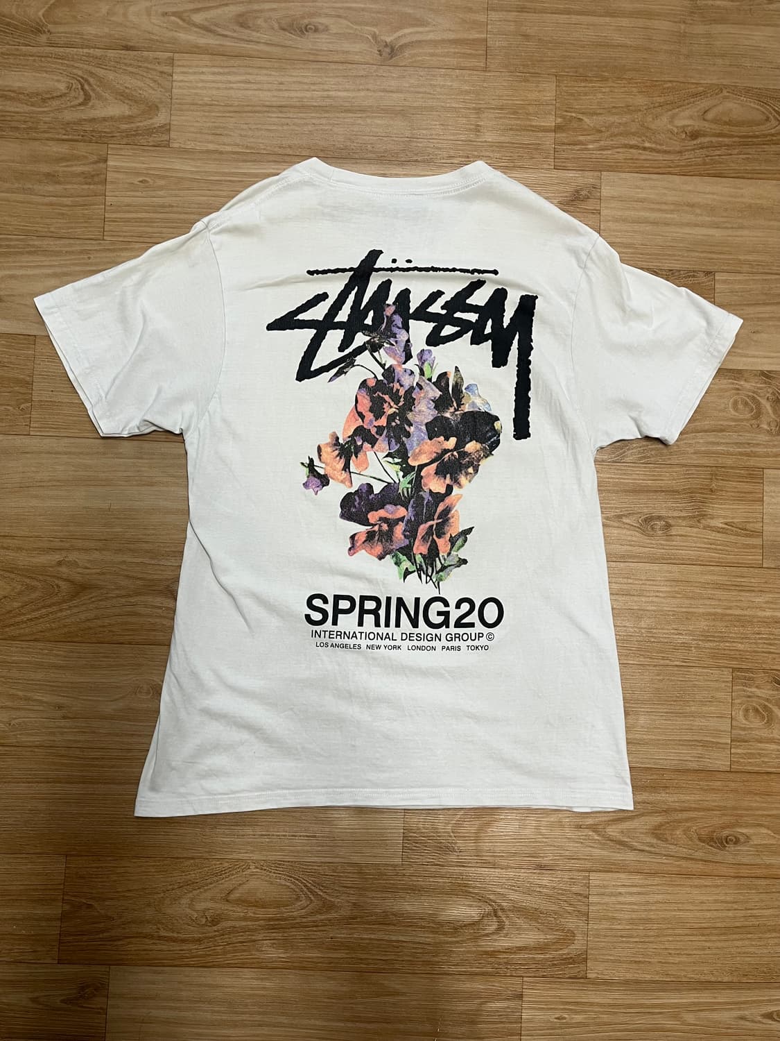스투시 SPRING20 반팔티 L 상품이미지2