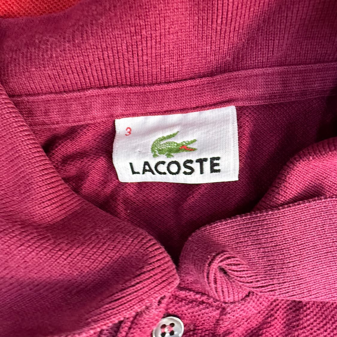 3 라코스테 배색 PK 카라 긴팔티 0121T1 상품이미지3