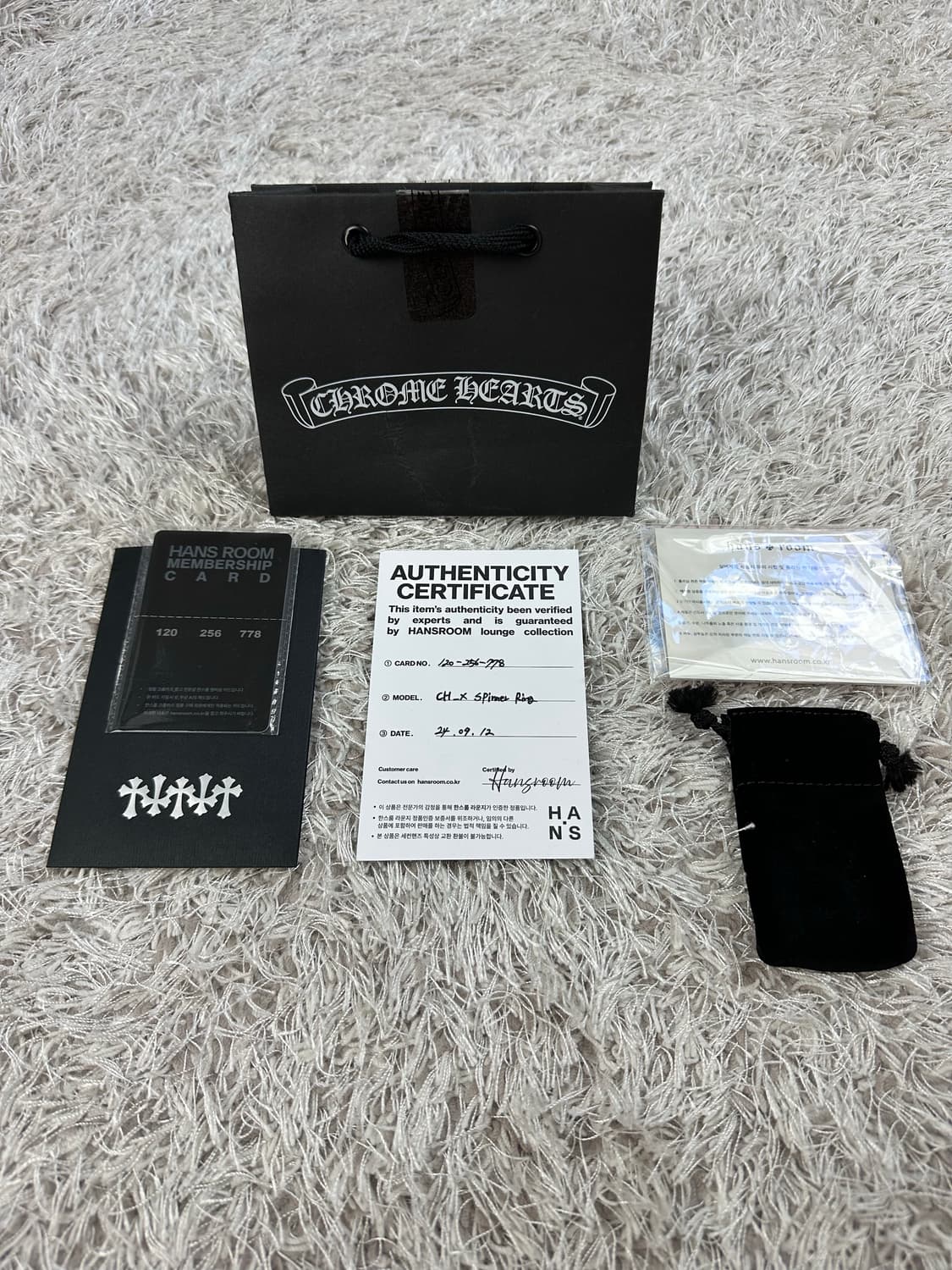 [KS 17호] 정품 크롬하츠 CH-X 스피너링 상품이미지2