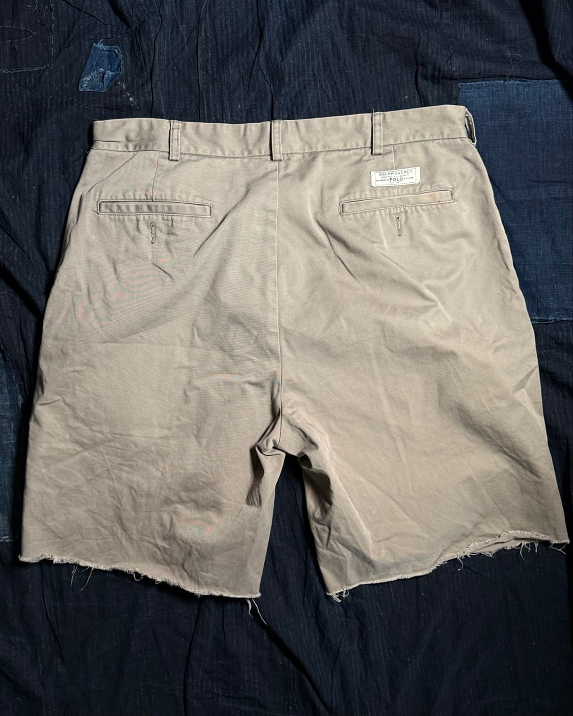 90-00‘s 폴로 랄프로렌 투턱 컷오프 치노 쇼츠 36 상품이미지6