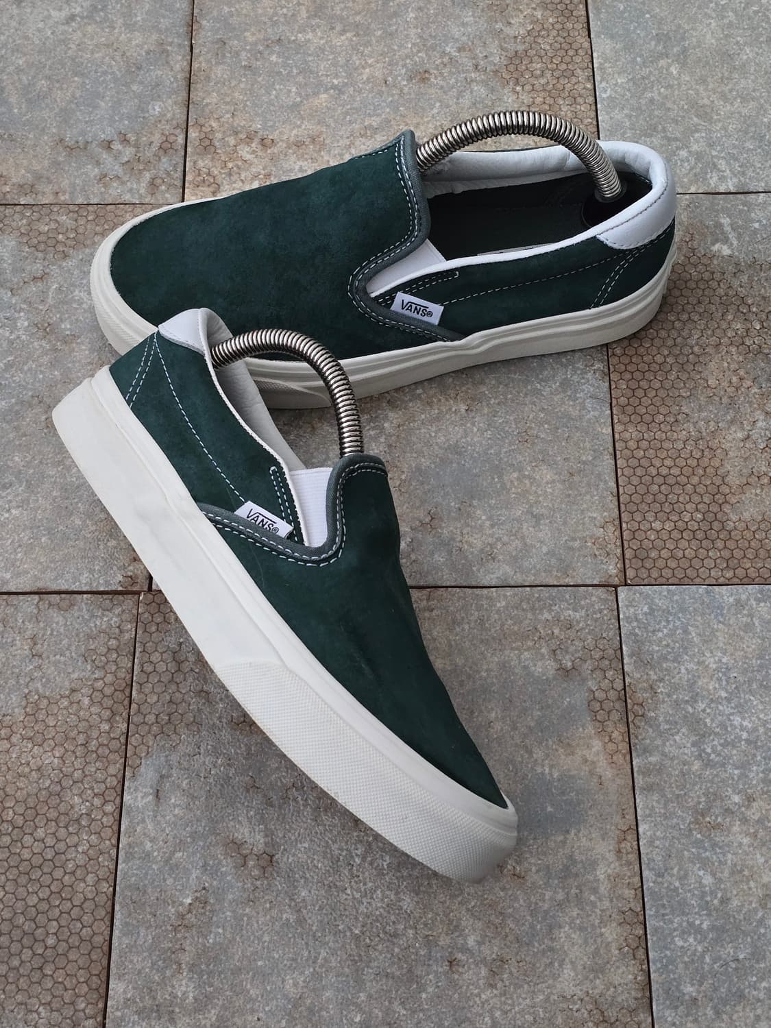 (240)반스 슬립온 59 피그 스웨이드 그린  상품이미지7