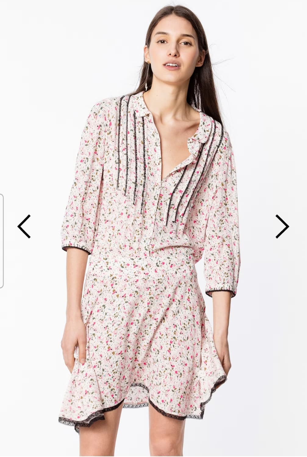 쟈딕앤볼테르 시그니처 디자인 원피스 XS사이즈(44~55사이즈 가능) 상품이미지3