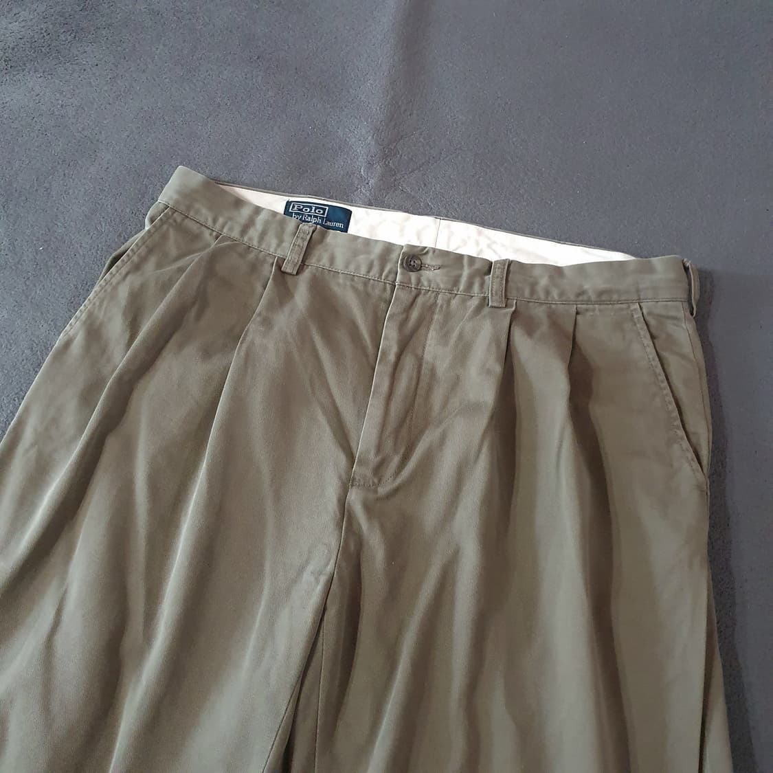 90s 폴로 앤드류 투턱 치노 팬츠 36 상품이미지2