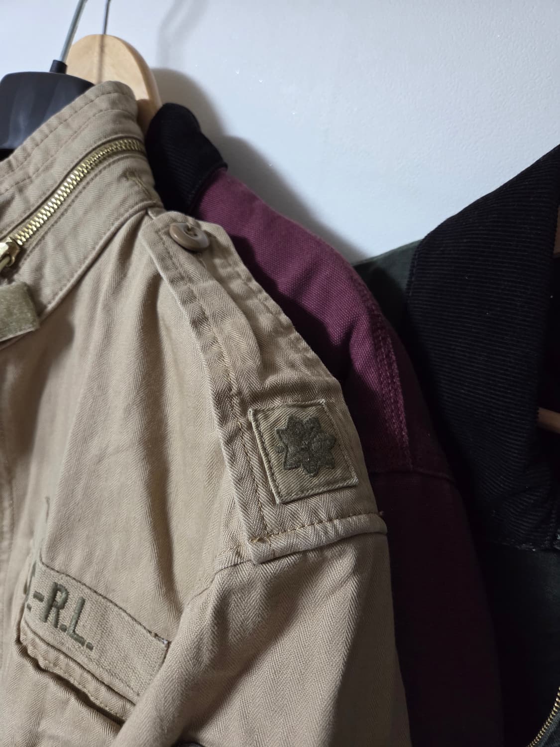 폴로 랄프로렌 리얼 카키 m65 소령 야상 상품이미지4