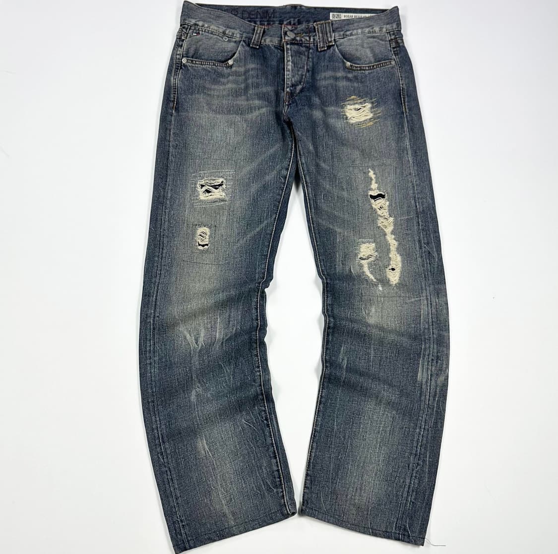 33 타미힐피거 패치워크 스트레이트 데님팬츠 상품이미지2