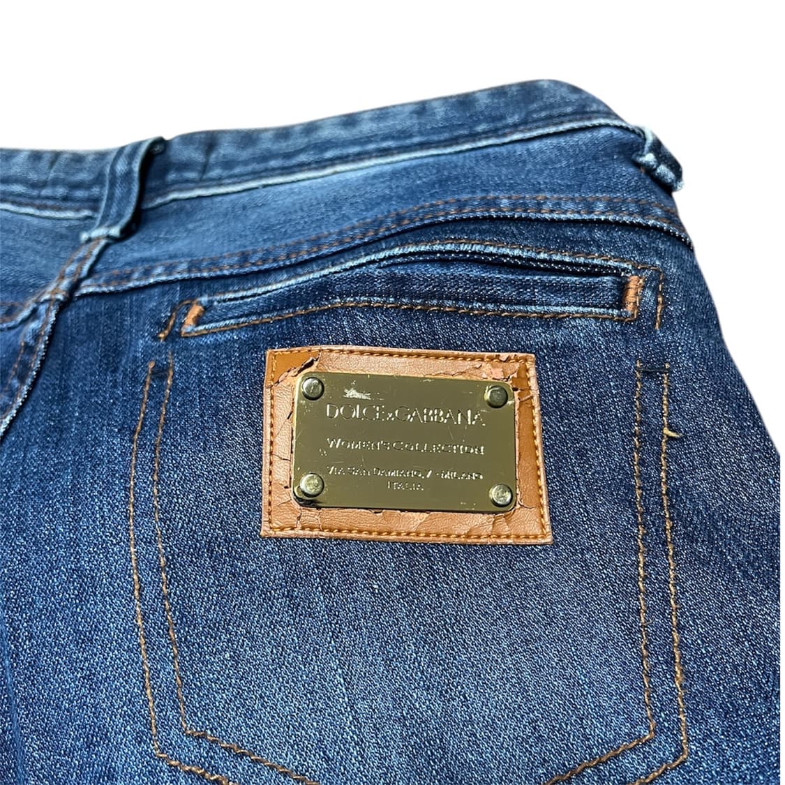 돌체앤가바나 우먼즈 컬렉션 메탈로고 데님 팬츠 상품이미지2