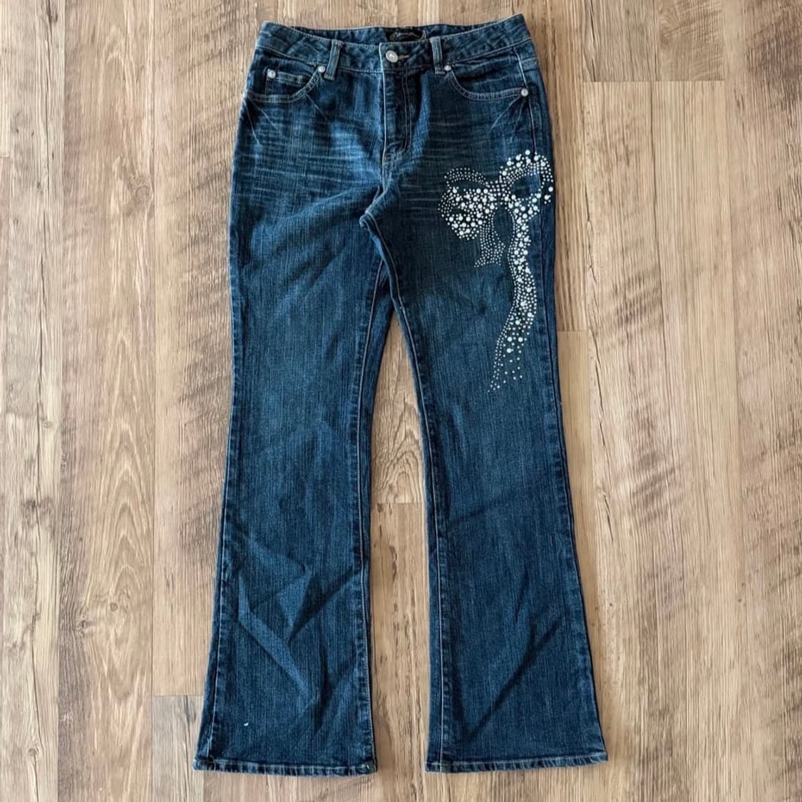 Vintage stud boots-cut jeans 상품이미지1