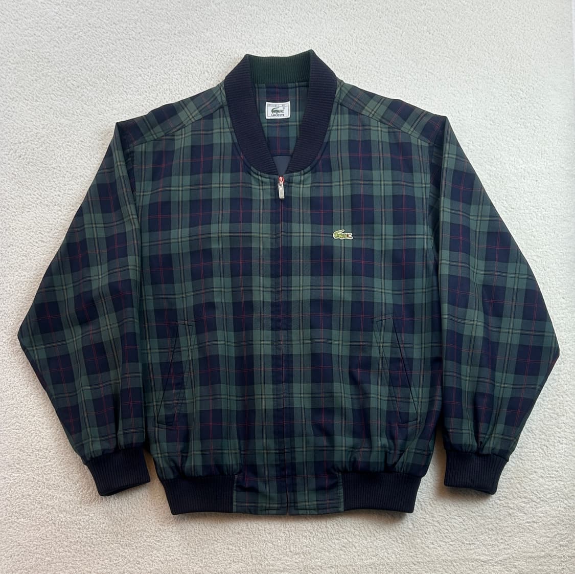 라코스테 체크 블루종 상품이미지1