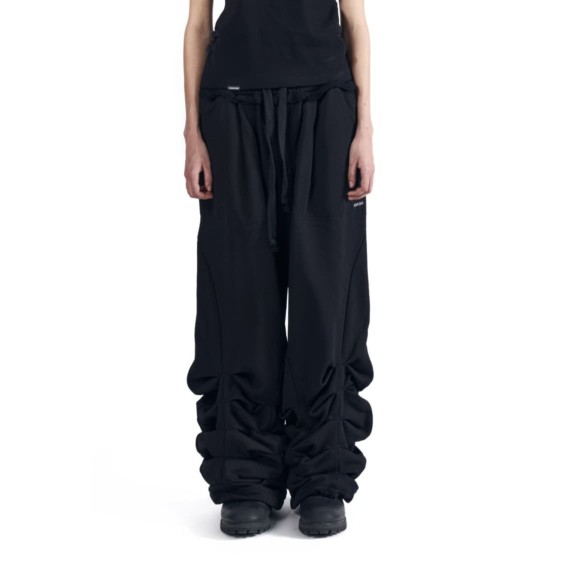 Sediment Pin-Tuck Sweatpants (Gray) 상품이미지2