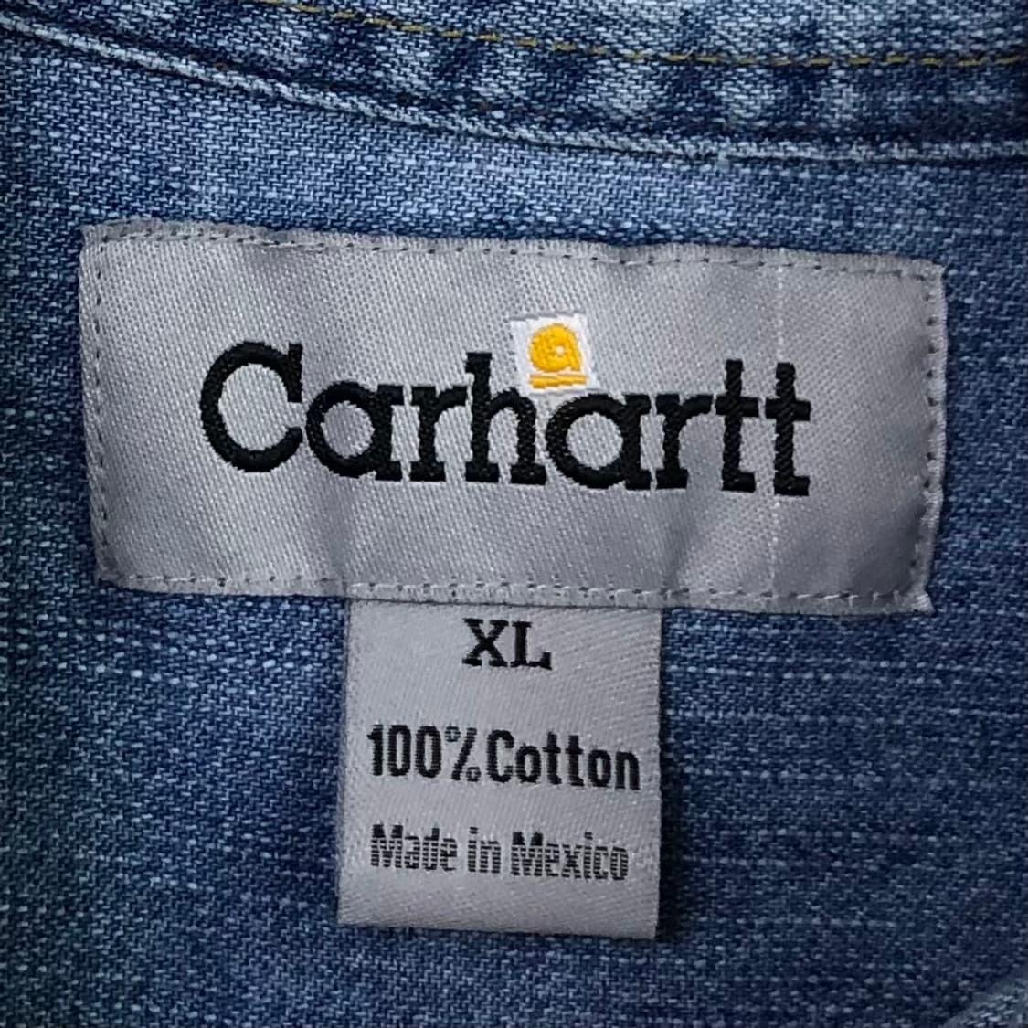 Xxl 칼하트 데님 셔츠 상품이미지3