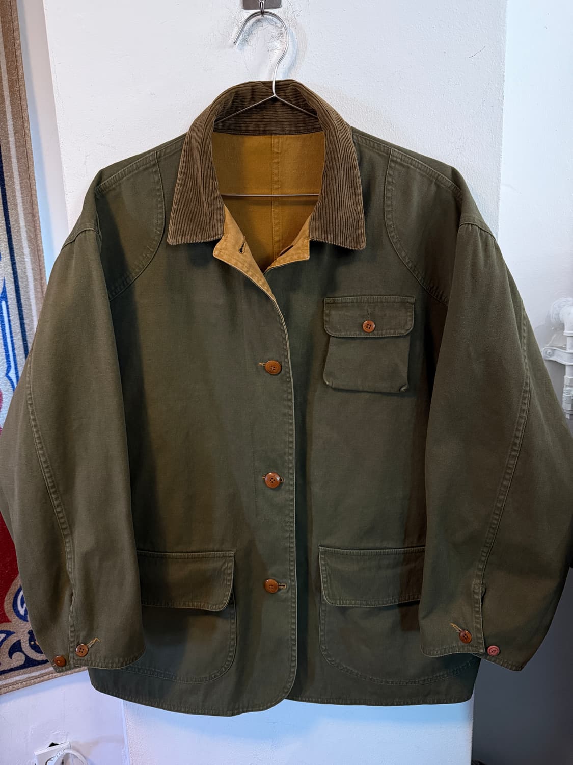 90's 폴로 컨트리 리버시블 헌팅자켓 L 상품이미지3