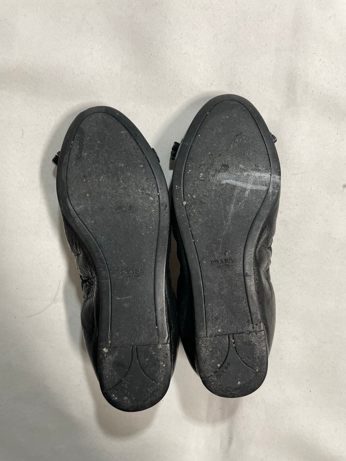 프라다 발레리나 리본 플랫 슈즈 상품이미지7