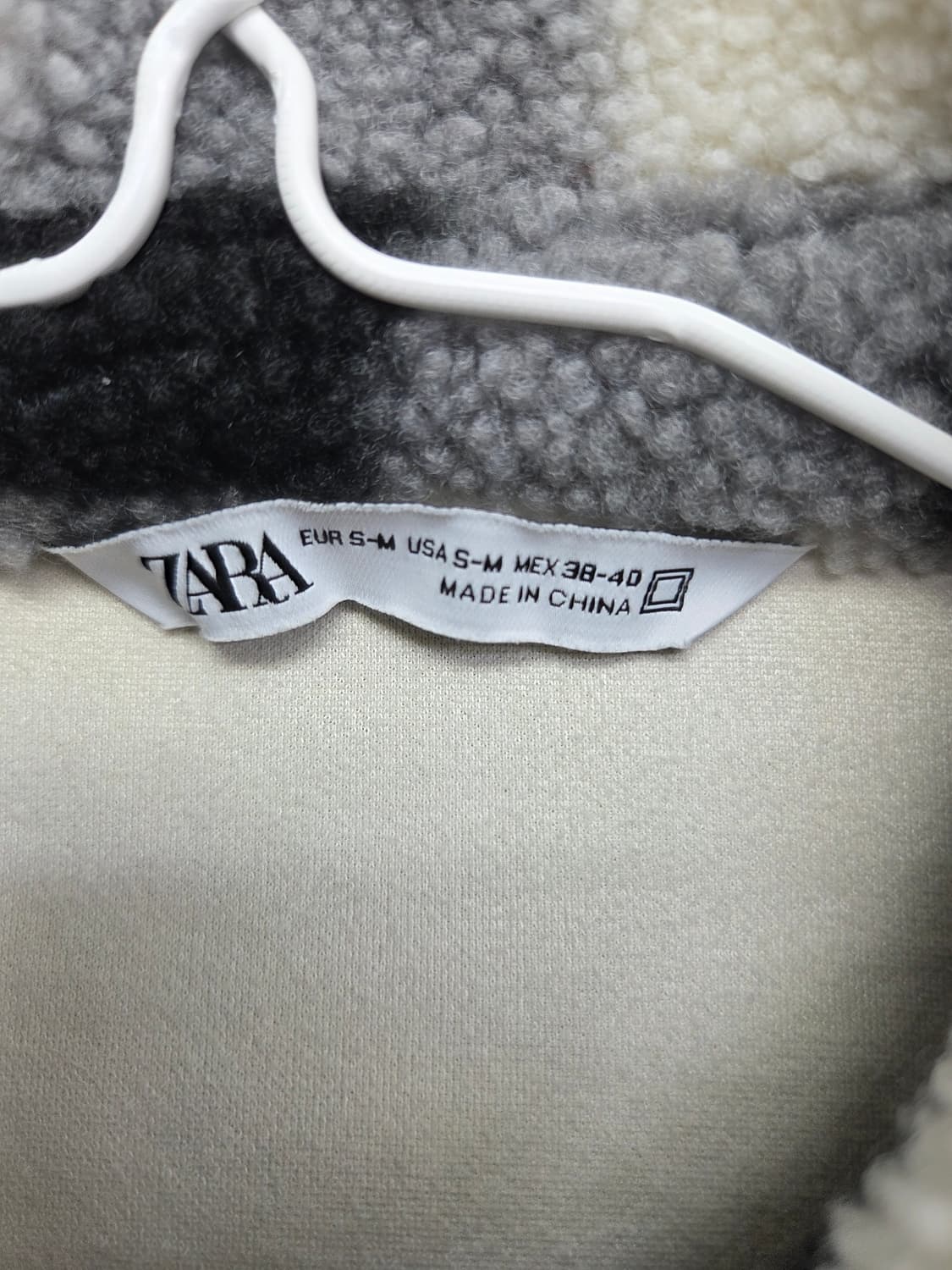 자라 뽀글이 셔츠 자켓 (실측 105) 상품이미지3