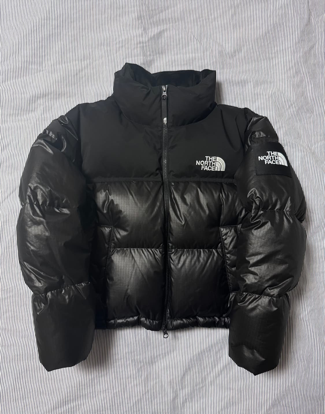 W 노스페이스 화이트 라벨 노벨티 눕시 다운 자켓 블랙 상품이미지1