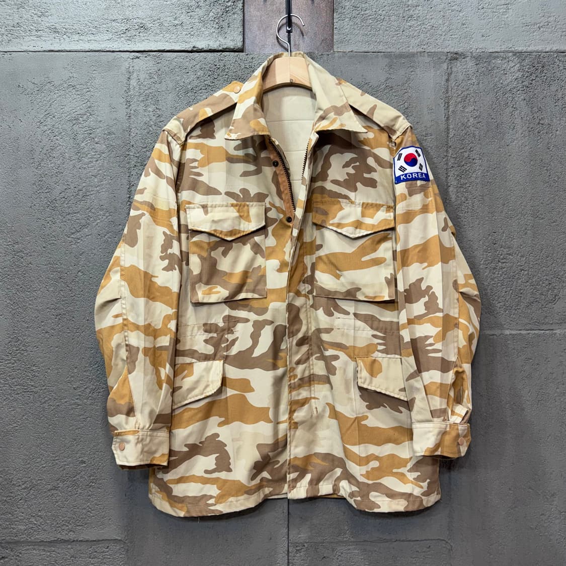 ROK 자이툰 부대 데저트 카모 구형 필드 자켓 (L)   상품이미지1