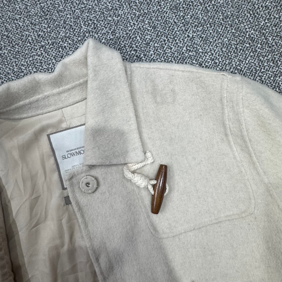 슬로우무 울 더블 코트 상품이미지6