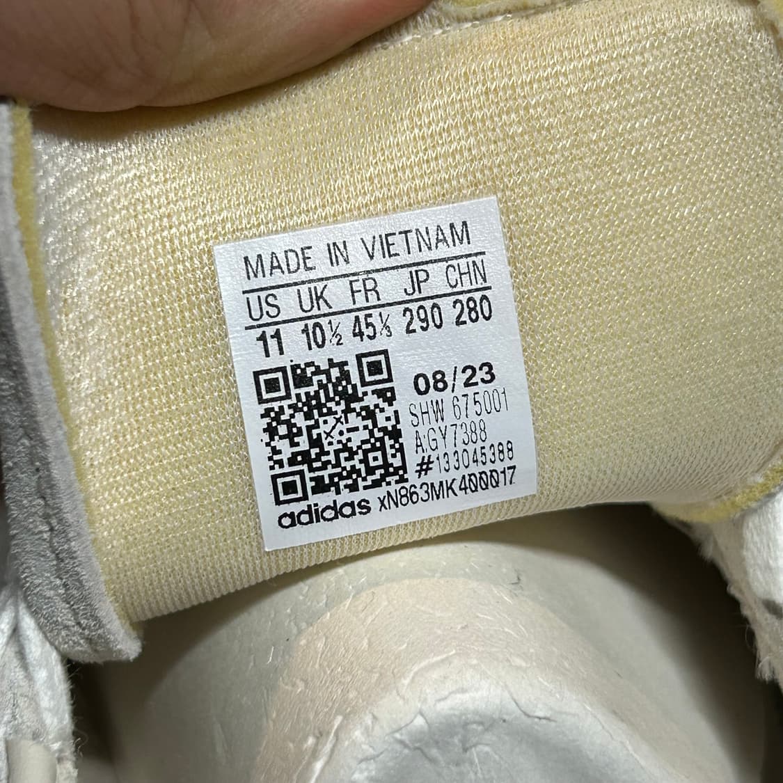 290) 아디다스 버뮤다 원더 화이트 스니커즈 신발 상품이미지10
