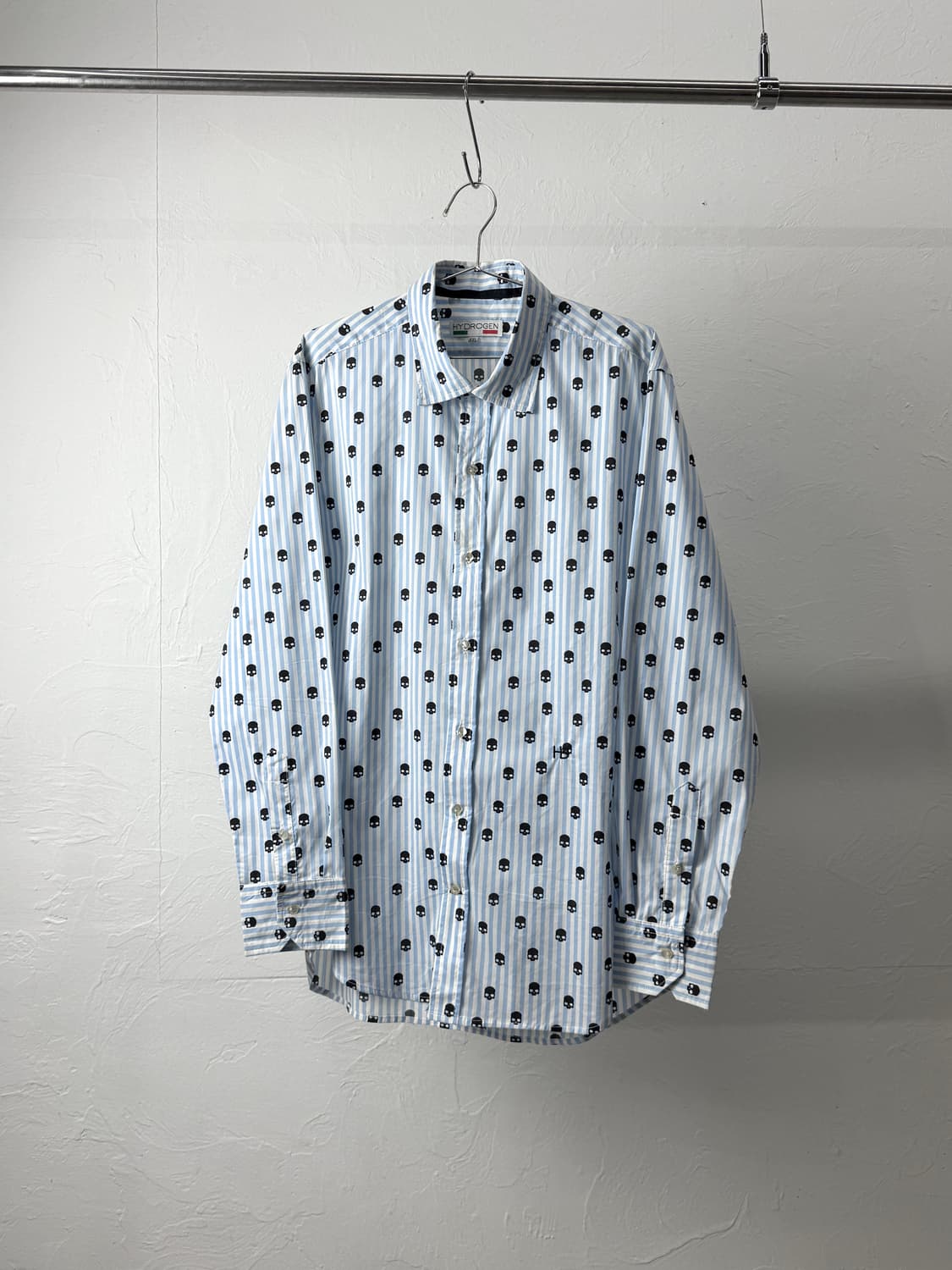 Hydrogen 스컬 스트라이프 셔츠 상품이미지1