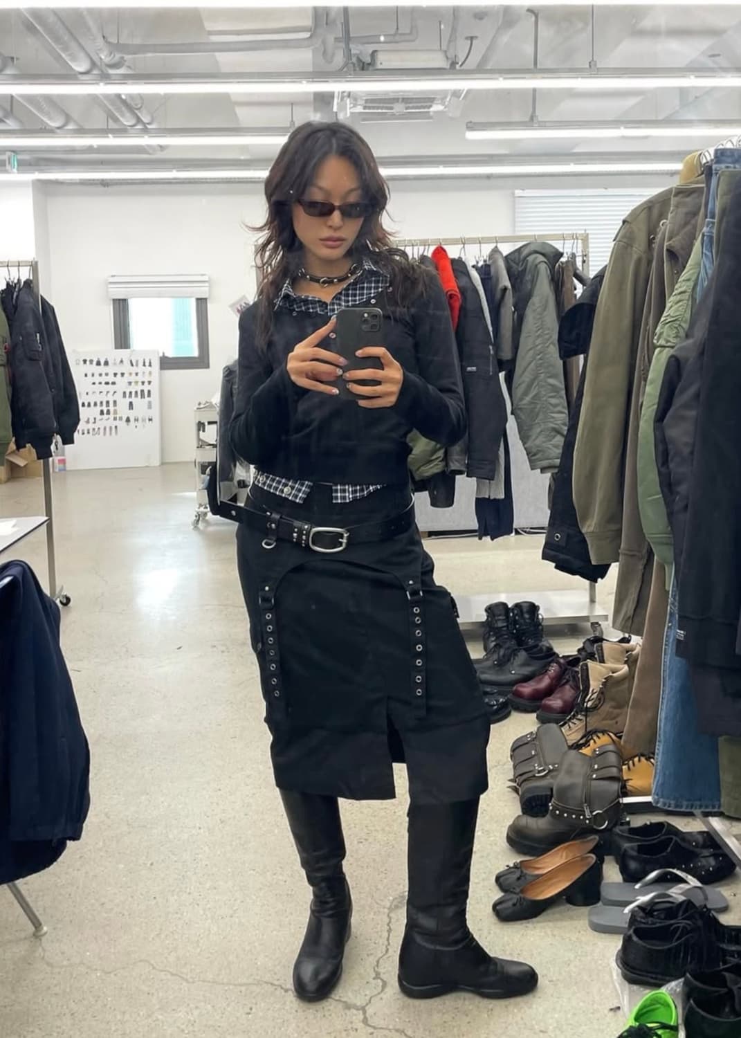 WIFFY CARGO MIDI SKIRT 상품이미지2