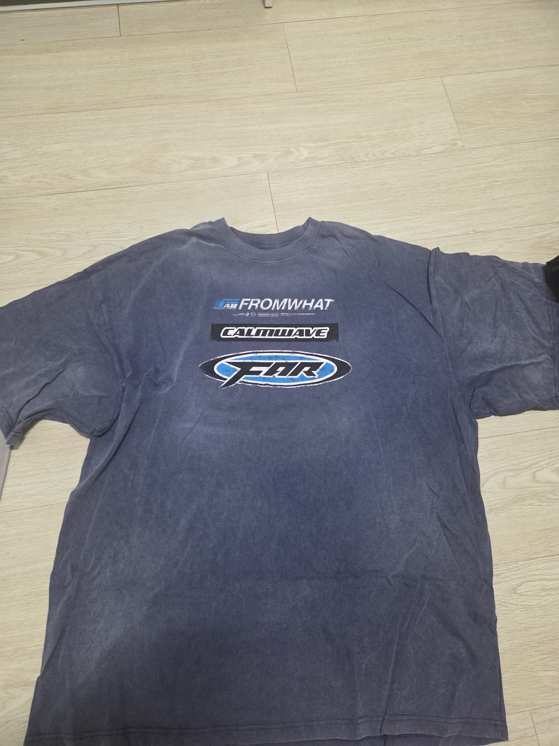 파프롬왓 워시드로고 네이비 1 상품이미지1