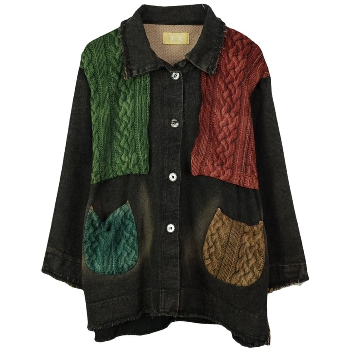 [빈티지] 패턴 프린팅 빈티지 자켓 M18719 상품이미지2