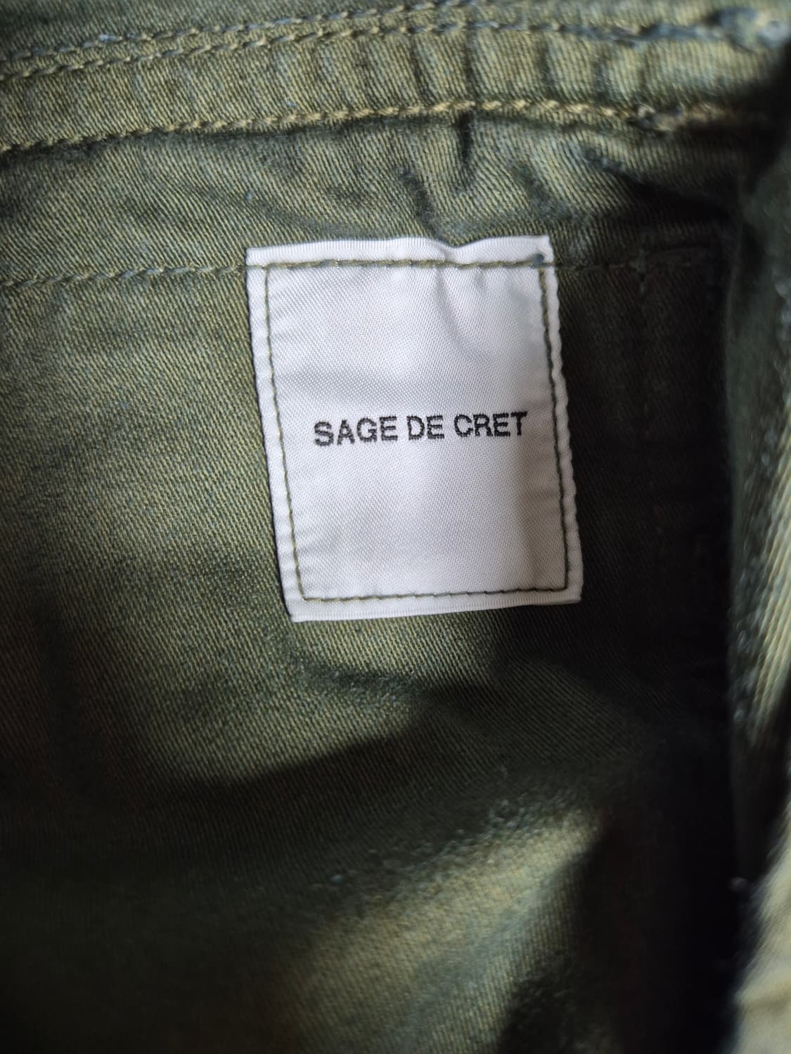 사쥬드크레 Sage de cret 페그탑 백사틴 카고팬츠 M 상품이미지6