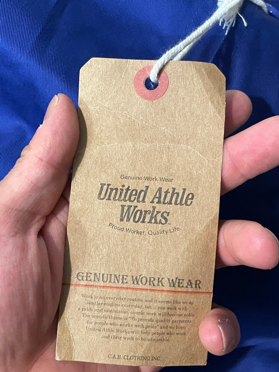 united athle 프렌치 워크 자켓 by cab clothing 상품이미지5