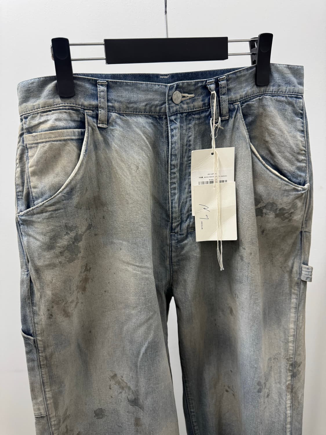 안셀름 에이징 페인터 팬츠 데님 인디고 1size 상품이미지4