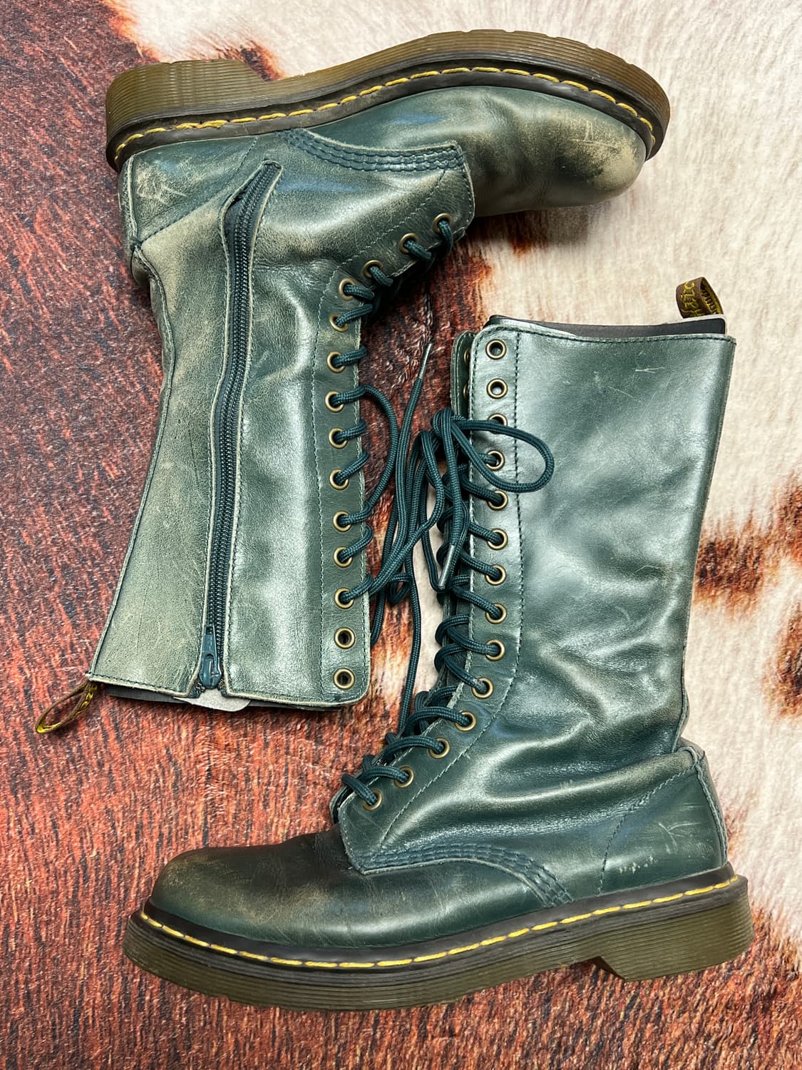 [240] 닥터마틴 빈티지 11820 그린 14홀 부츠 38 상품이미지1