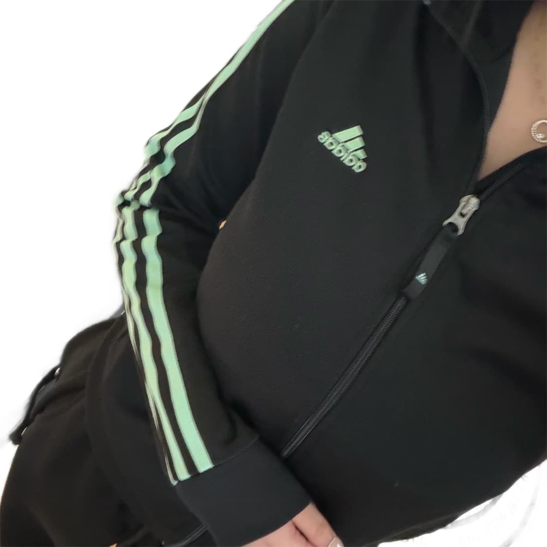 💚아디다스 에센셜 민트 블랙 트랙탑 져지💚 상품이미지2