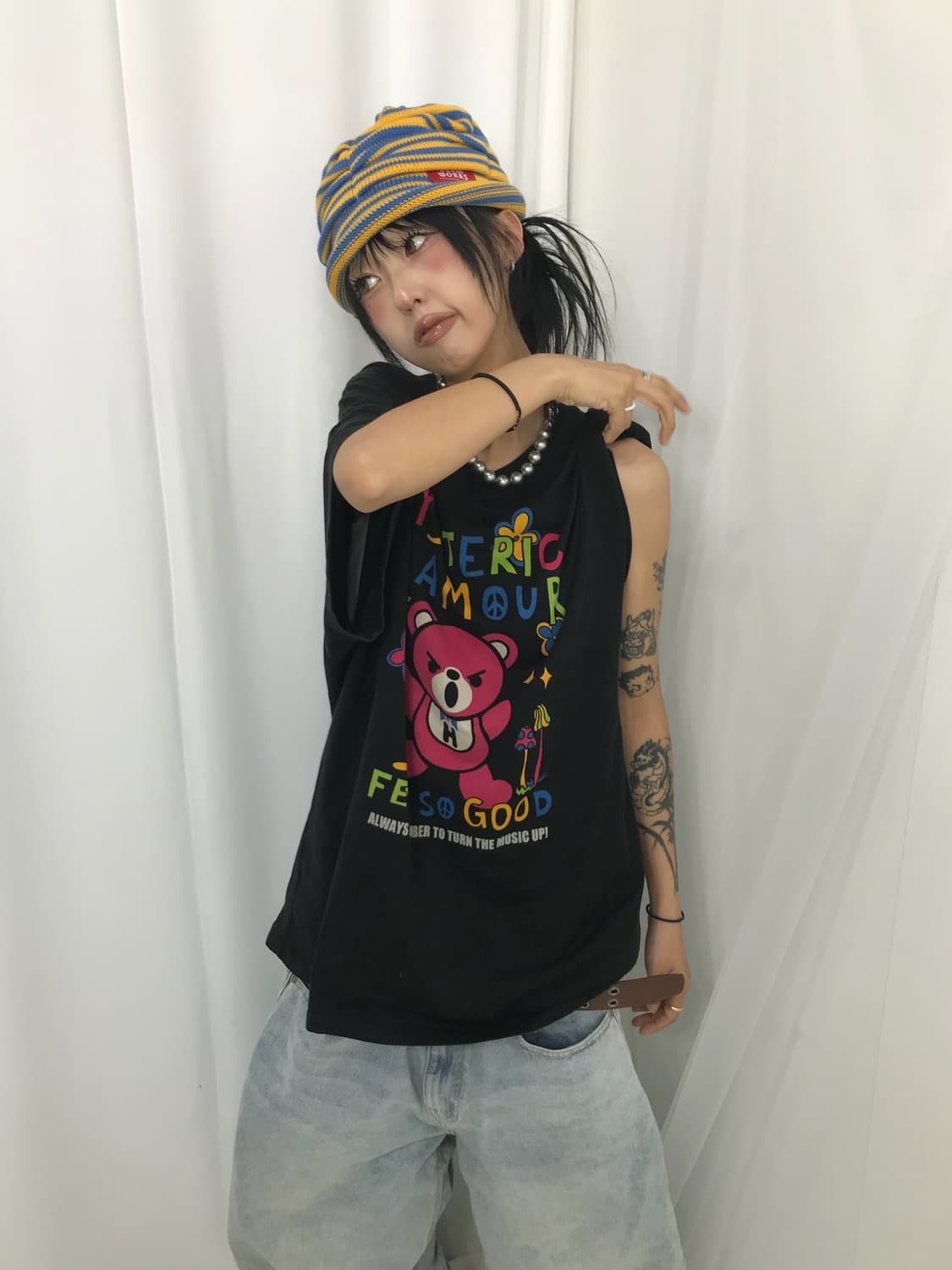 Hysteric Glamour Fxxk Bear T-shirt 상품이미지1